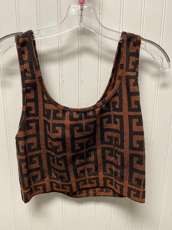 Women's Tank Tops for Casual Office Wear -Athletic Tank Top By New Look In Brown, Size: 2x Women's Tank Tops for Casual Office Wear -Athletic Tank Top By New Look In Brown, Size: 2x