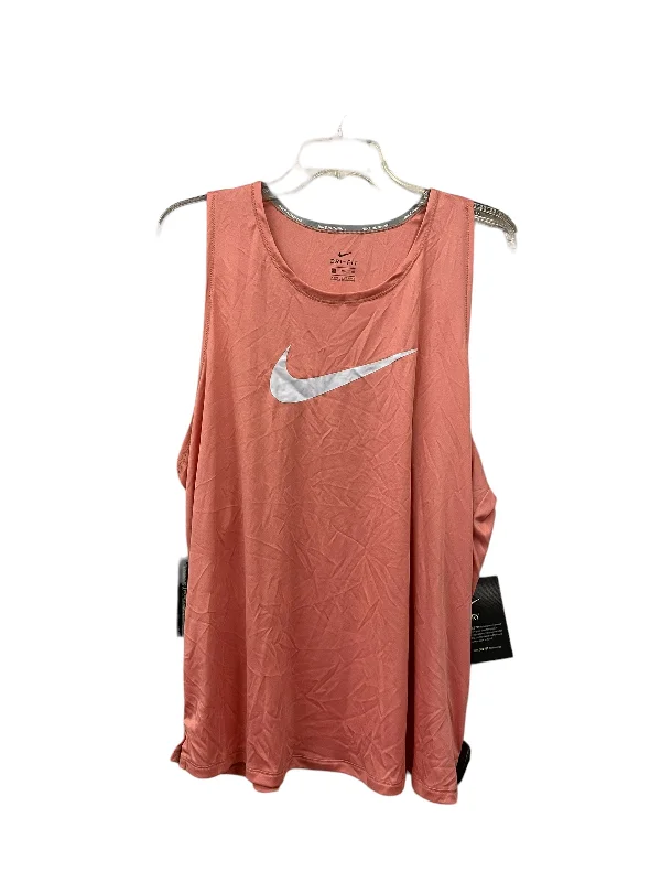 Women's Simple Cotton Camisoles for Comfort -Athletic Tank Top By Nike Apparel In Pink, Size: 2x Women's Simple Cotton Camisoles for Comfort -Athletic Tank Top By Nike Apparel In Pink, Size: 2x