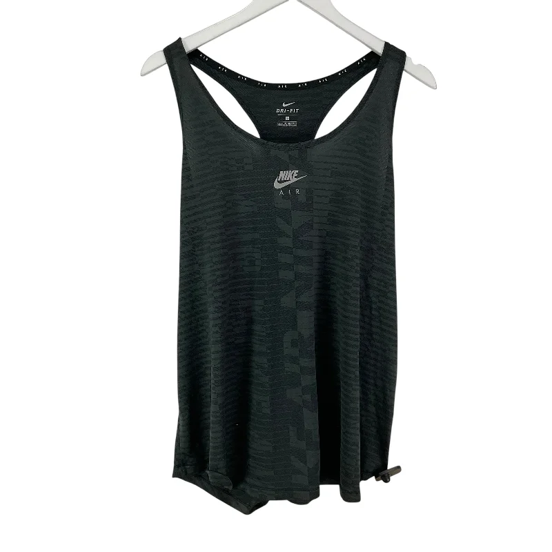 Women's Tank Tops with Striped Design -Athletic Tank Top By Nike In Grey, Size: 2x