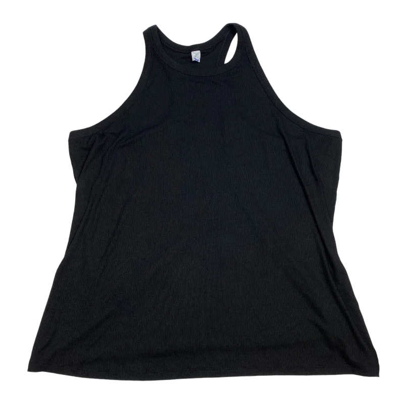 Women's Basic Cotton Camis for Layering -Athletic Tank Top By Old Navy In Black, Size: 4x Women's Basic Cotton Camis for Layering -Athletic Tank Top By Old Navy In Black, Size: 4x