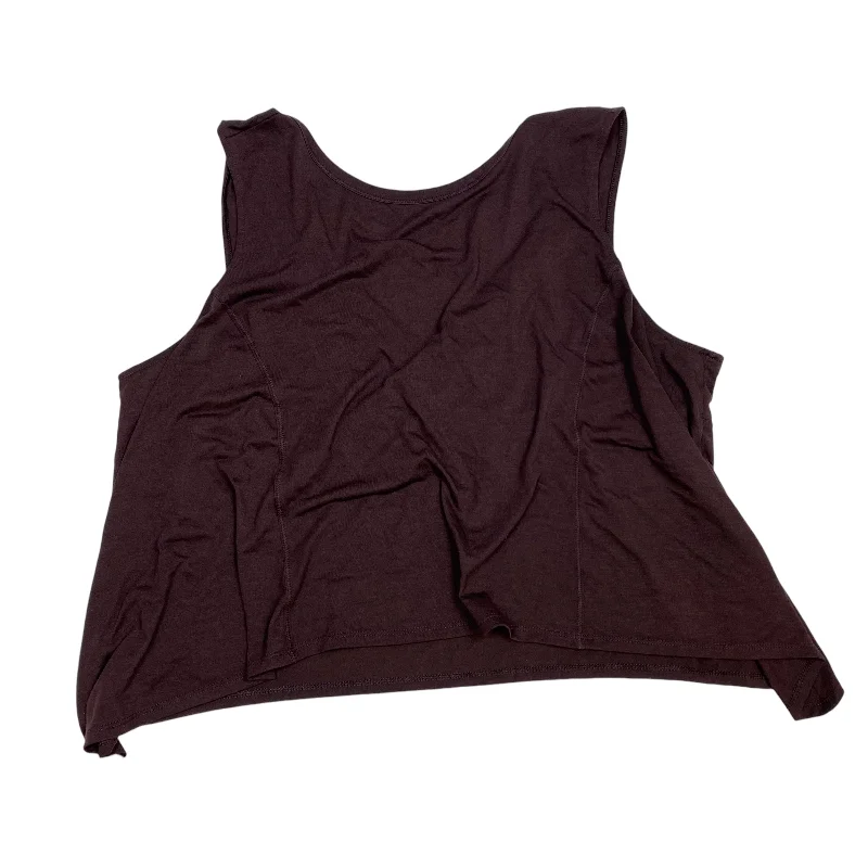Women's Tank Tops with Simple Design -Athletic Tank Top By Old Navy In Brown, Size: 2x Women's Tank Tops with Simple Design -Athletic Tank Top By Old Navy In Brown, Size: 2x