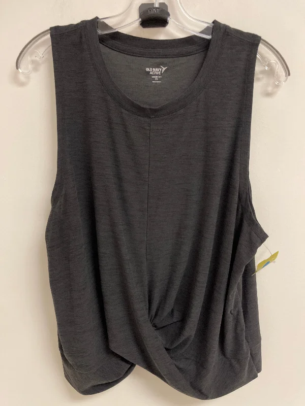 Women's Casual Tank Tops for Relaxing -Athletic Tank Top By Old Navy In Grey, Size: 2x Women's Casual Tank Tops for Relaxing -Athletic Tank Top By Old Navy In Grey, Size: 2x