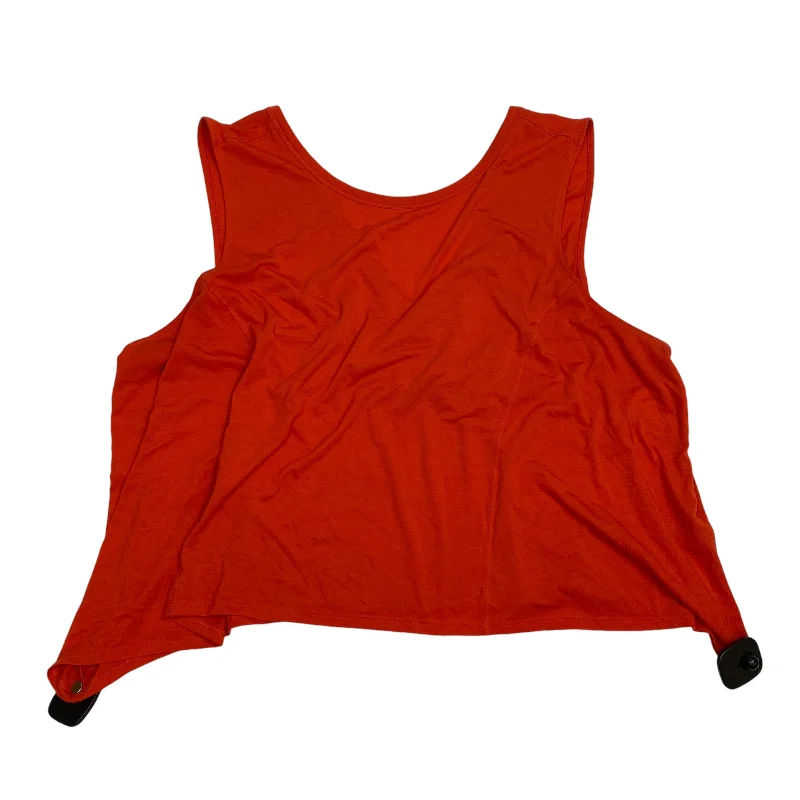 Women's Fashionable Tank Tops for Evening -Athletic Tank Top By Old Navy In Orange, Size: 2x Women's Fashionable Tank Tops for Evening -Athletic Tank Top By Old Navy In Orange, Size: 2x