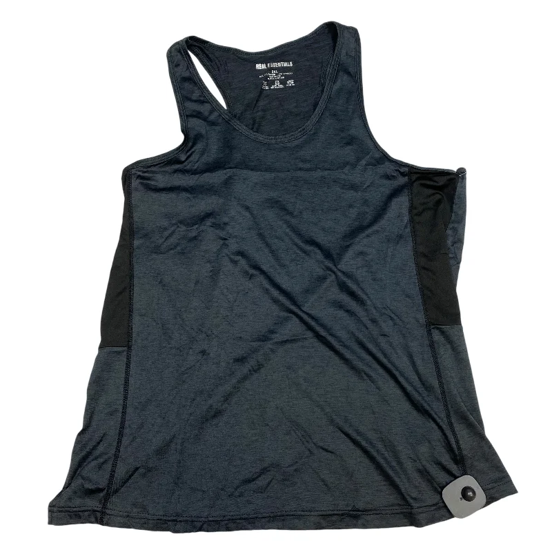 Women's Tank Tops for Gym Workouts -Athletic Tank Top By Real Essentials In Grey, Size: 2x Women's Tank Tops for Gym Workouts -Athletic Tank Top By Real Essentials In Grey, Size: 2x