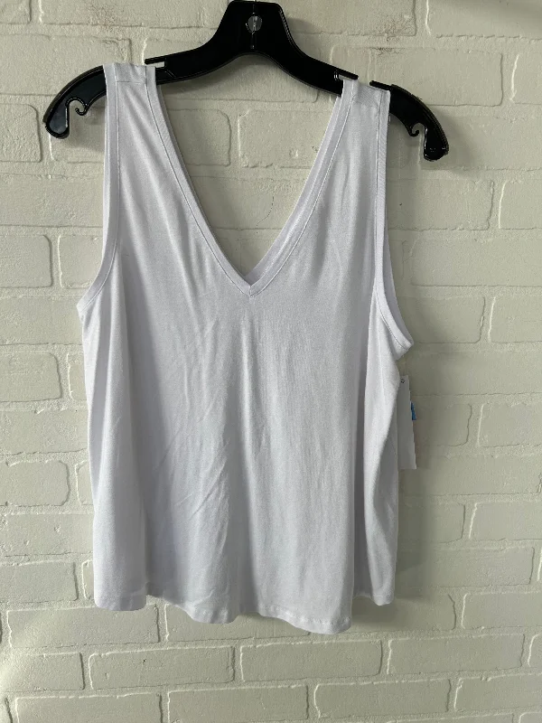 Women's Relaxed Tank Tops for Comfort -Athletic Tank Top By Sweaty Betty In White, Size: L Women's Relaxed Tank Tops for Comfort -Athletic Tank Top By Sweaty Betty In White, Size: L