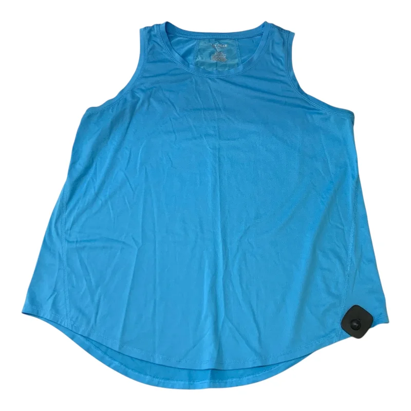 Women's Boho Tank Tops -Athletic Tank Top By Tek Gear In Blue, Size: Xl