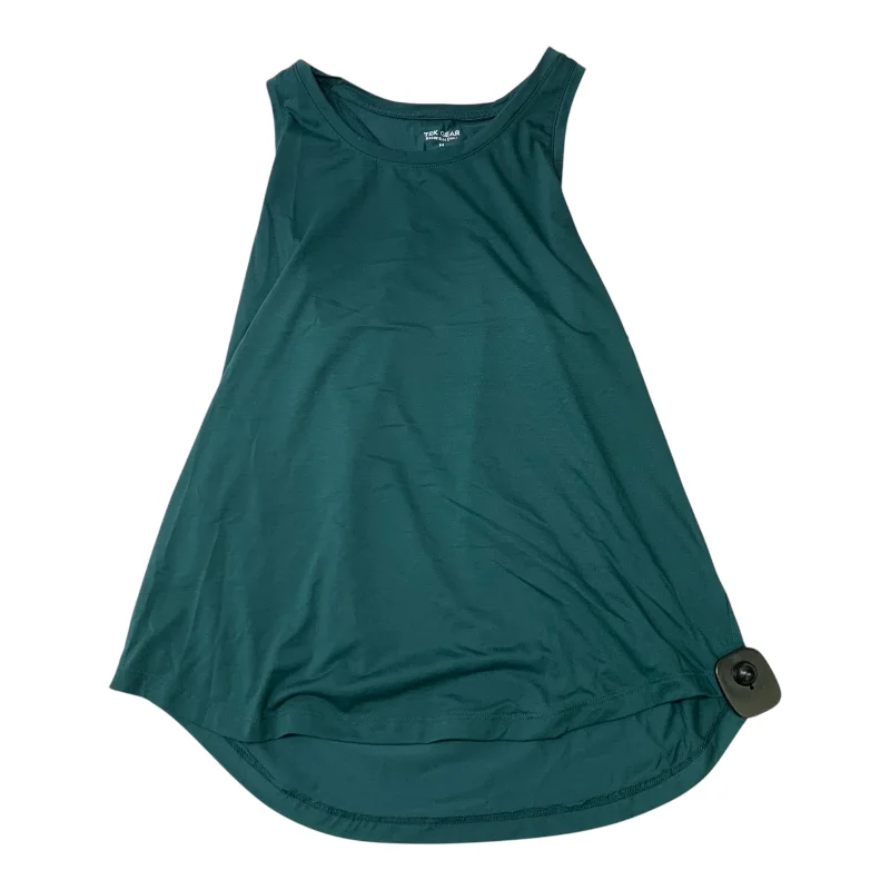 Women's Ribbed Camis for Layering -Athletic Tank Top By Tek Gear In Green, Size: M