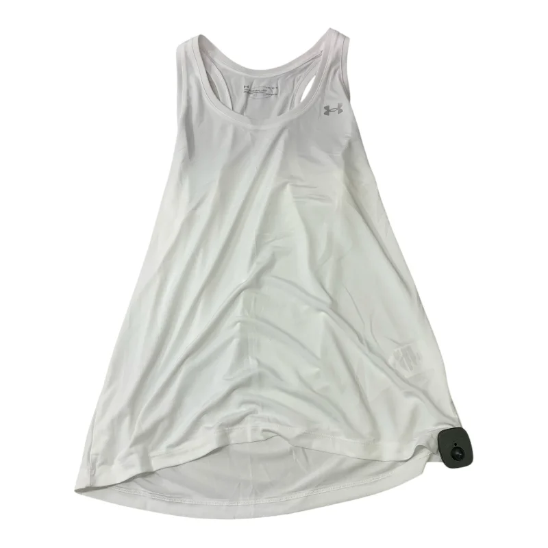 Women's Tulle Tank Tops for Party -Athletic Tank Top By Under Armour In White, Size: L Women's Tulle Tank Tops for Party -Athletic Tank Top By Under Armour In White, Size: L