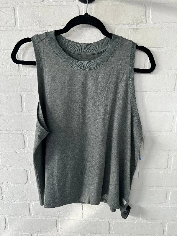 Women's Soft Cami Tops for Sleepwear -Athletic Tank Top By Vuori In Green, Size: Xl
