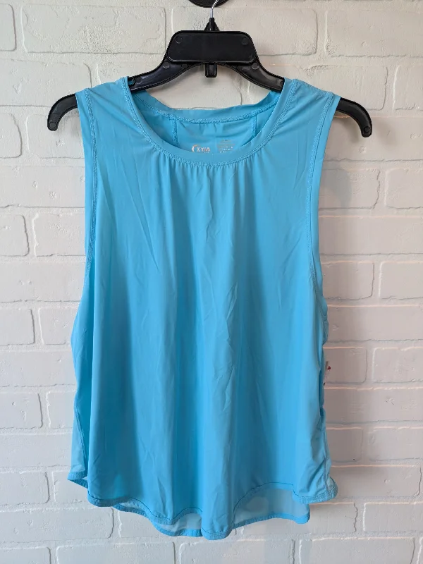 Women's Sexy Tank Tops with Cut-out Design -Athletic Tank Top By Zyia In Blue, Size: Xxl