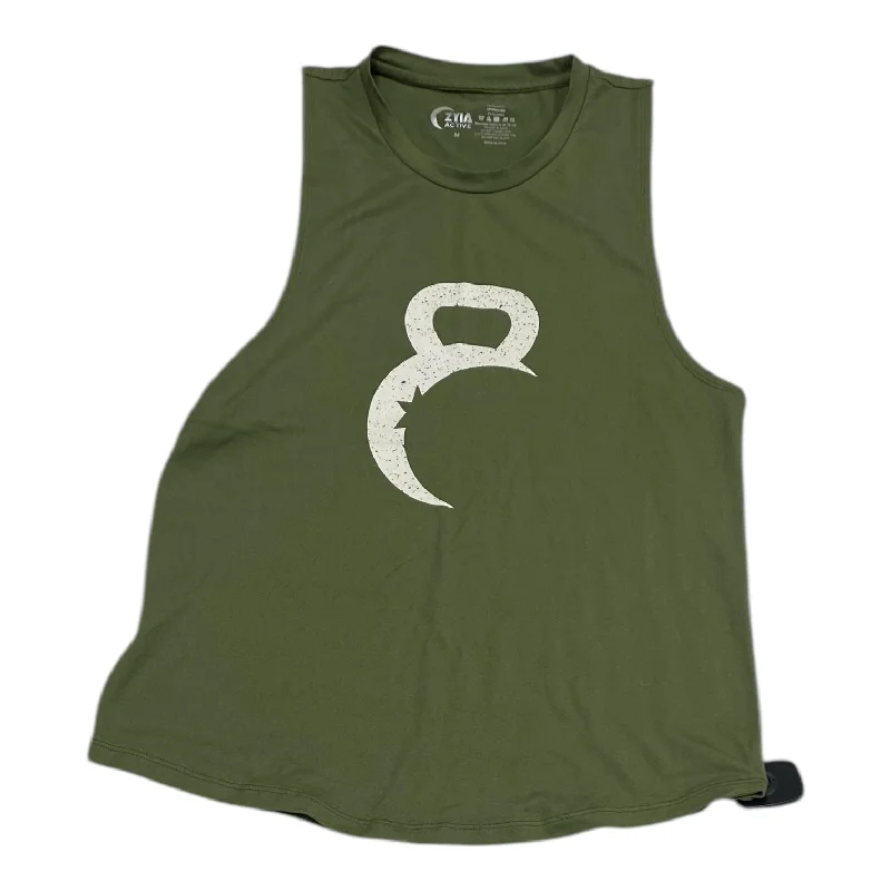 Women's Tank Tops for Yoga and Pilates -Athletic Tank Top By Zyia In Green, Size: M