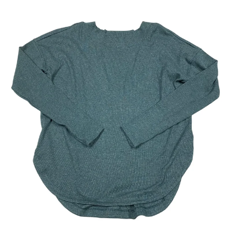 Women's Long Sleeve T-shirt for Running -Athletic Top Long Sleeve Crewneck By Athleta In Green, Size: S Women's Long Sleeve T-shirt for Running -Athletic Top Long Sleeve Crewneck By Athleta In Green, Size: S