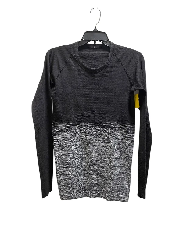 Women's Heavyweight Long Sleeve T-shirt -Athletic Top Long Sleeve Crewneck By Lululemon In Black, Size: S Women's Heavyweight Long Sleeve T-shirt -Athletic Top Long Sleeve Crewneck By Lululemon In Black, Size: S