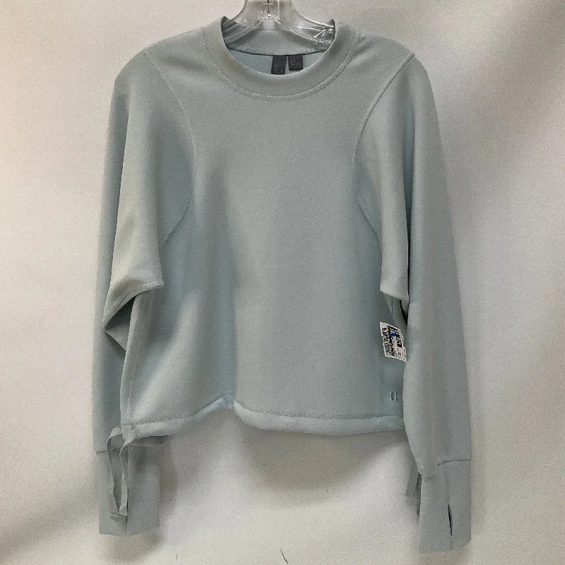 Women's Sleek Long Sleeve Shirt for Professional Look -Athletic Top Long Sleeve Crewneck By Sweaty Betty In Teal, Size: S Women's Sleek Long Sleeve Shirt for Professional Look -Athletic Top Long Sleeve Crewneck By Sweaty Betty In Teal, Size: S