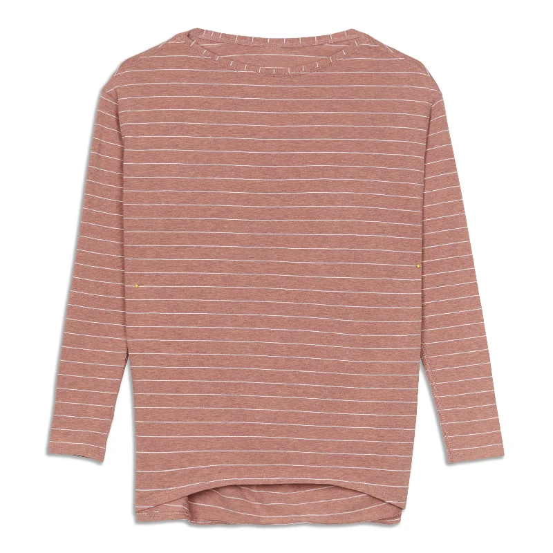 Basic Women's Long Sleeve T-shirt -Back in Action Long Sleeve