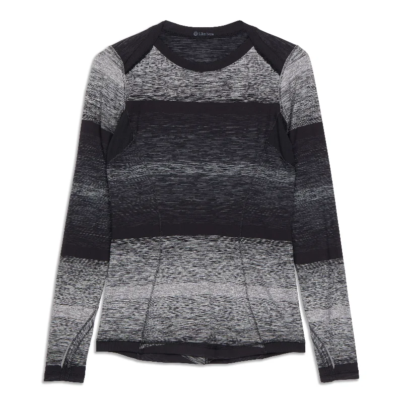 Women's Casual Long Sleeve T-shirt with Comfy Fit -Base Runner Long Sleeve Shirt - Resale