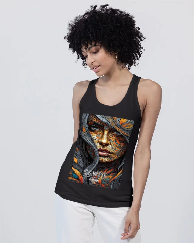 Women's Tank Tops with Lace Straps -Beautiful Mosaic White Sister  Unisex Jersey Tank | Bella + Canvas