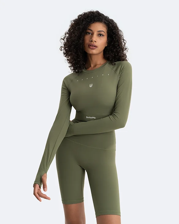 Women's Stylish Long Sleeve T-shirt for Fashionable Comfort -Cropped Long Sleeve | Creating Power Within Women's Stylish Long Sleeve T-shirt for Fashionable Comfort -Cropped Long Sleeve | Creating Power Within
