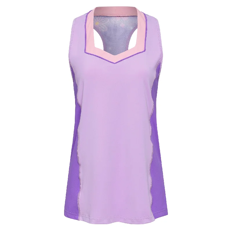 Women's Satin Tank Tops -Blossom Hermana Flow Tank Top