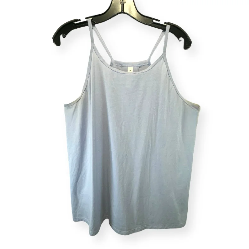 Women's Stylish Tank Tops with Simple Cuts -Blue Athletic Tank Top Athleta, Size 1x