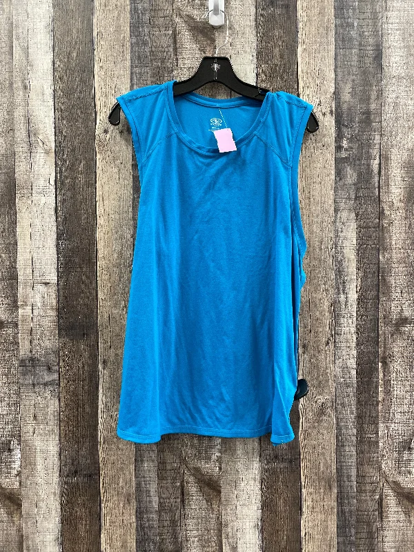 Women's Comfortable Cami Tops for Relaxation -Blue Athletic Tank Top Athletic Works, Size 2x Women's Comfortable Cami Tops for Relaxation -Blue Athletic Tank Top Athletic Works, Size 2x