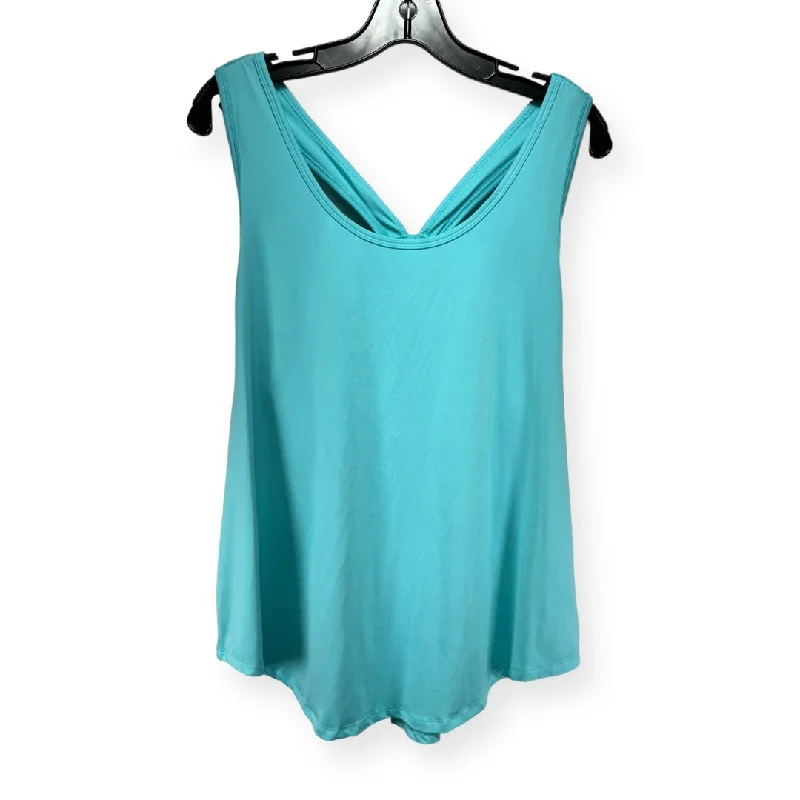 Women's Tank Tops for Workout and Yoga -Blue Athletic Tank Top Torrid, Size 2x