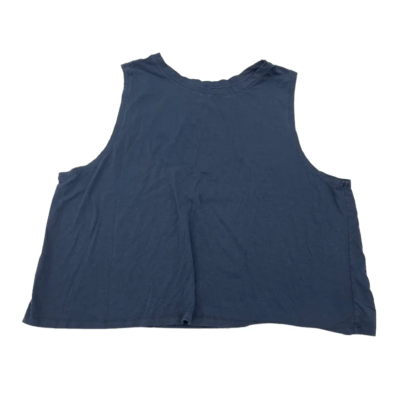 Women's Fashion Tank Tops -BLUE FABLETICS ATHLETIC TANK TOP, Size 3X