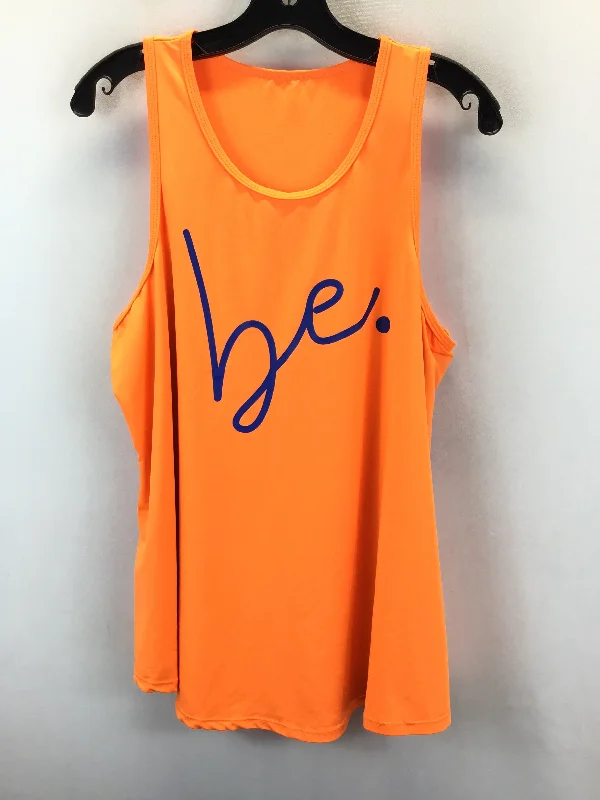 Women's Tank Tops for Running and Yoga -Blue & Orange Athletic Tank Top Shein, Size 1x Women's Tank Tops for Running and Yoga -Blue & Orange Athletic Tank Top Shein, Size 1x