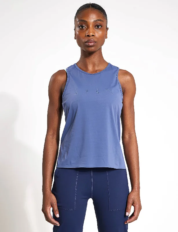 Women's Camis for Weekend Wear -Keira Tank - Blue Stone