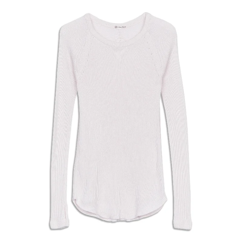 Women's Long Sleeve T-shirt for Spring -Cabin Yogi Long Sleeve Shirt - Resale