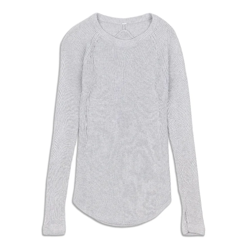 Women's Soft Cotton Long Sleeve T-shirt -Cabin Yogi Long Sleeve Shirt - Resale