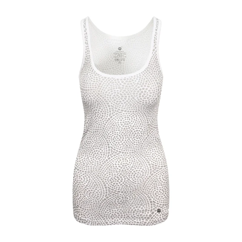 Women's Colorful Camis for Summer -Chakra Energy Tank Grey