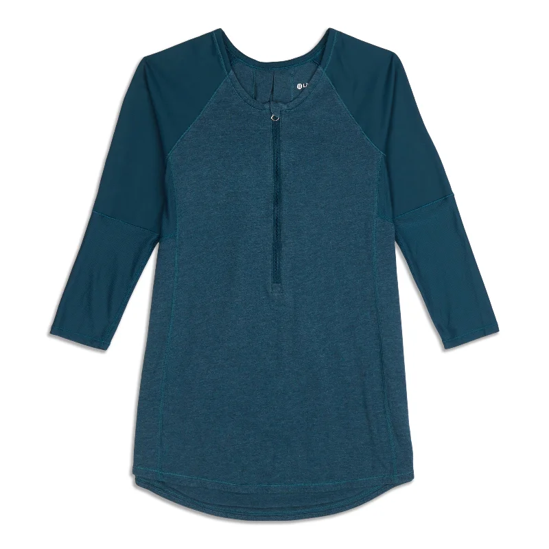 Women's Cotton Long Sleeve Top -Clip-In Long Sleeve Shirt - Resale