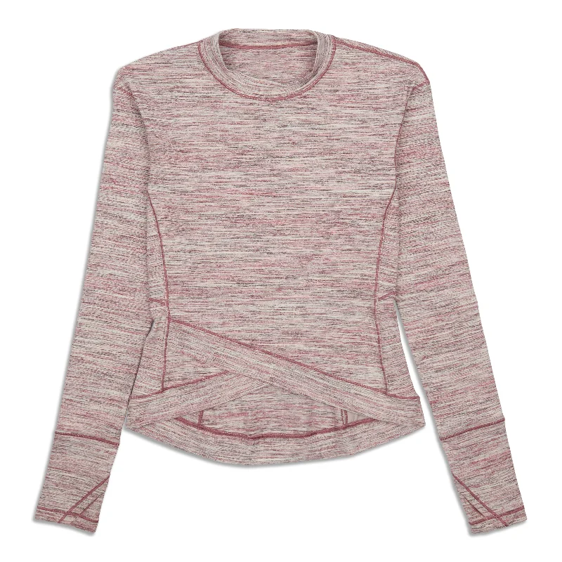 Women's Chic Long Sleeve Top -Close To Crossing Long Sleeve Shirt - Resale