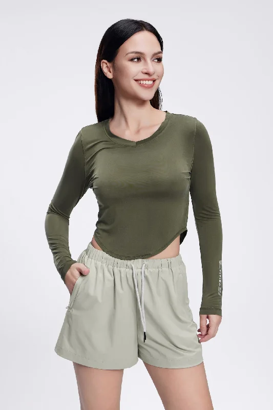 Women's Best Long Sleeve T-shirt for Comfort -Copper Ammonia Cool Long Sleeve
