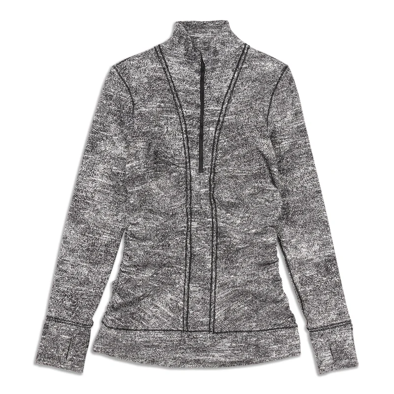 Women's Oversized Long Sleeve T-shirt -Cypress Kiss Zip Long Sleeve Shirt - Resale