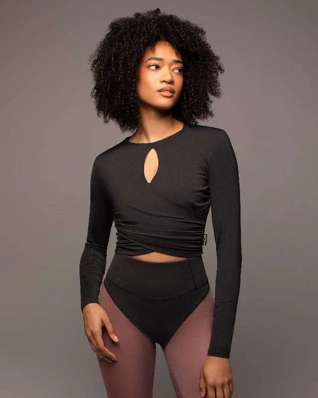 Women's Cozy Long Sleeve Shirt for Easy Dressing -Danse Long Sleeve Top