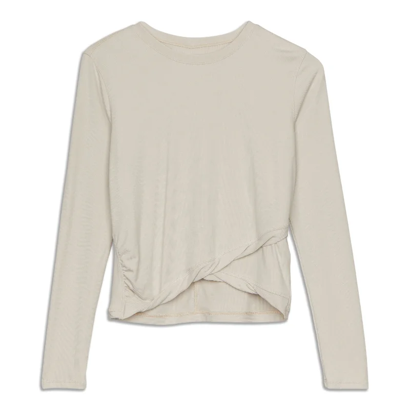 Women's Soft and Casual Long Sleeve T-shirt for Easy Wear -Do The Twist Long Sleeve Shirt - Resale Women's Soft and Casual Long Sleeve T-shirt for Easy Wear -Do The Twist Long Sleeve Shirt - Resale