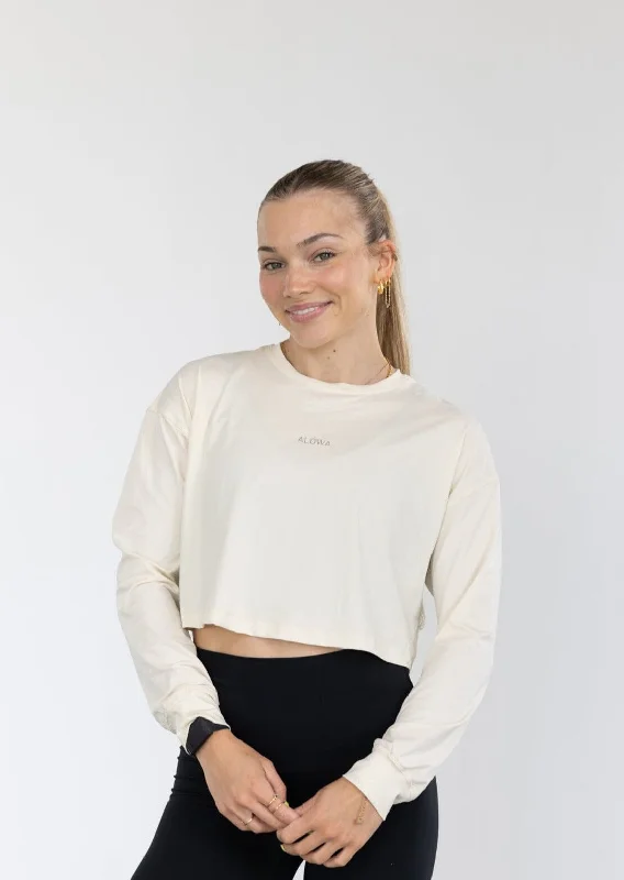 Women's Relaxed Long Sleeve Tee with Fun Prints -Elea Long Sleeve