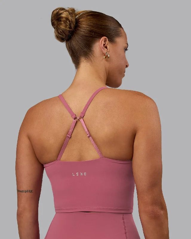 Women's Sleepwear Tank Tops -Elixir Active Tank - Mauve Haze