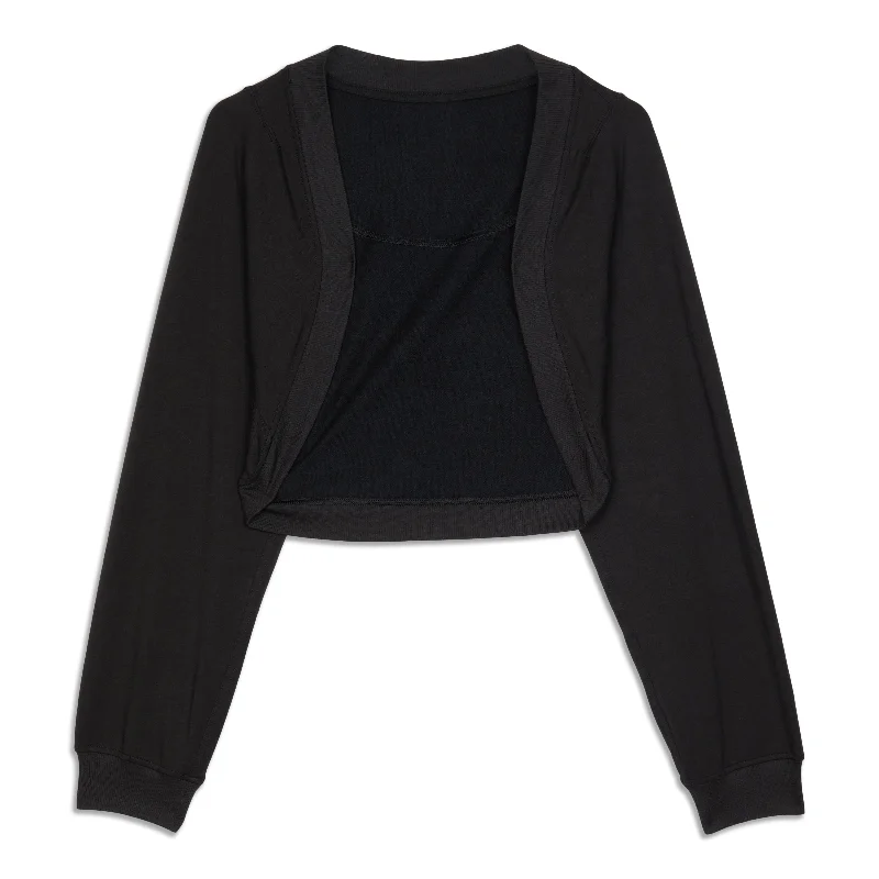 Women's Streetwear Long Sleeve T-shirt -French Terry Long Sleeve Shrug - Resale