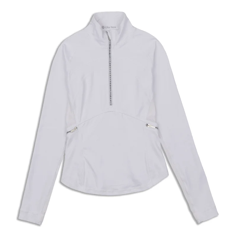 Women's V-neck Long Sleeve T-shirt -Front Of The Pack Zip Long Sleeve Shirt - Resale Women's V-neck Long Sleeve T-shirt -Front Of The Pack Zip Long Sleeve Shirt - Resale