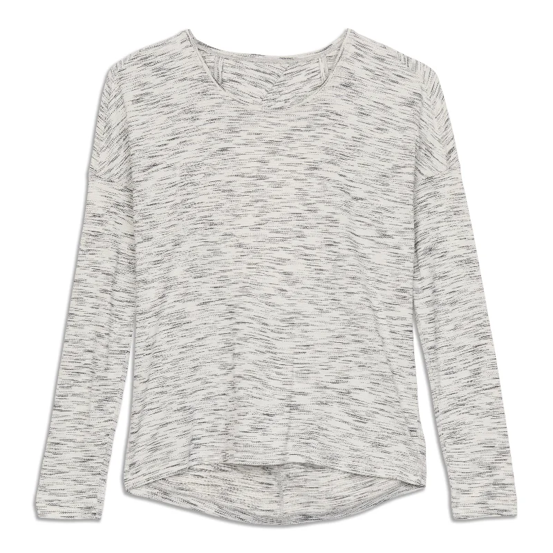 Women's Cozy Long Sleeve Shirt with Soft Texture -Get Set Long Sleeve Shirt - Resale Women's Cozy Long Sleeve Shirt with Soft Texture -Get Set Long Sleeve Shirt - Resale