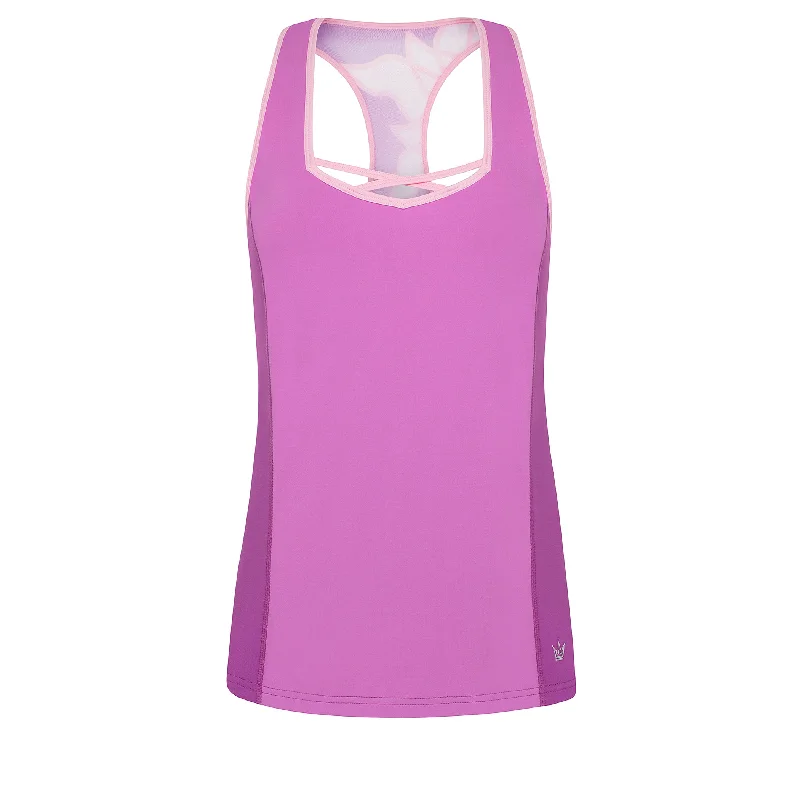 Women's Casual Sleeveless Tops -Golden Dreamer Princess Flow Tank Top