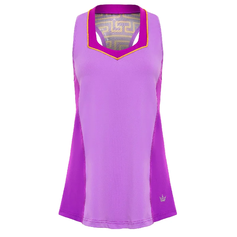 Women's White Tank Tops -Greek Goddess Flow Tank Top