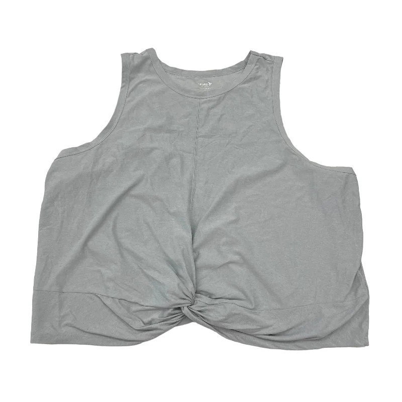 Women's V-neck Tank Tops -GREY OLD NAVY ATHLETIC TANK TOP, Size 3X