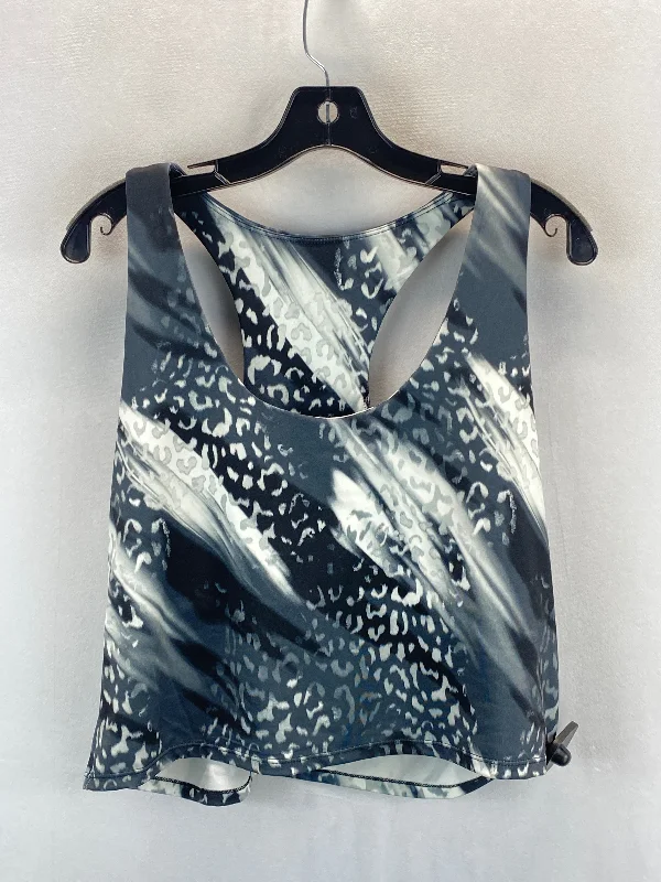 Women's Tank Tops with Fun Shapes -Grey & White Athletic Tank Top Pro Player, Size 3x Women's Tank Tops with Fun Shapes -Grey & White Athletic Tank Top Pro Player, Size 3x