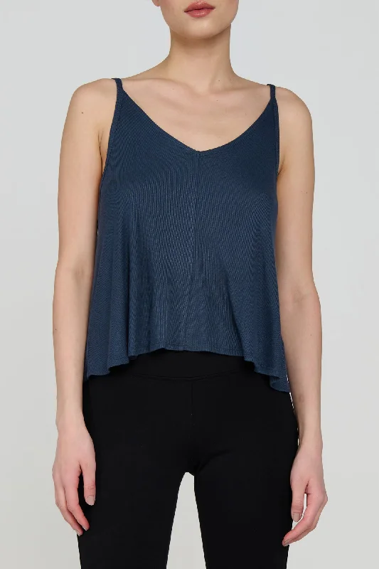 Women's Cropped Tank Tops for Casual Wear -Harmony Flowy Tank Top