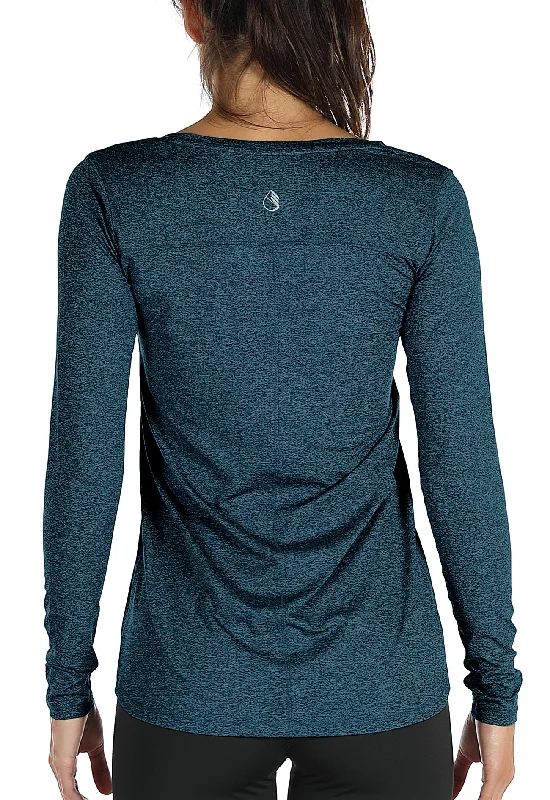 Women's Cozy Long Sleeve T-shirt for Warmth -icyzone Long Sleeve Workout Shirts for Women-Women's Athletic Tops, Yoga Shirts, Thumb Hole Running Tops Women's Cozy Long Sleeve T-shirt for Warmth -icyzone Long Sleeve Workout Shirts for Women-Women's Athletic Tops, Yoga Shirts, Thumb Hole Running Tops
