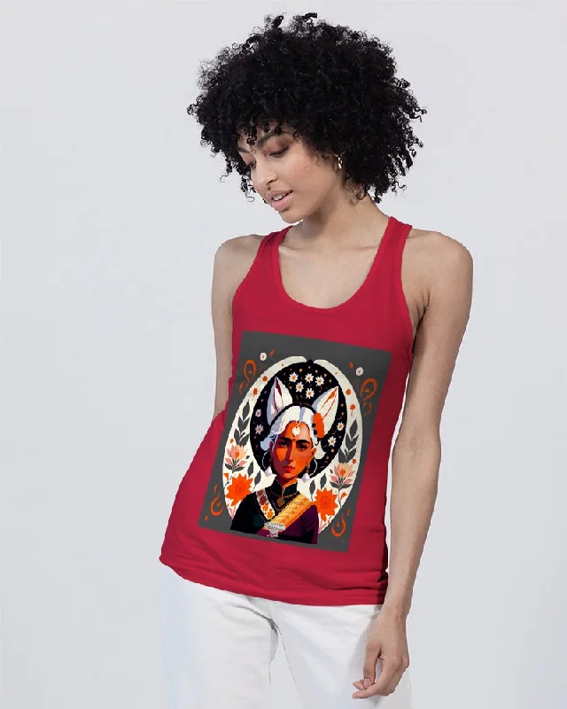 Women's Colorful Tank Tops -Indian Silver fox Unisex Jersey Tank | Bella + Canvas